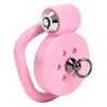 CockLock Cage avec laisse Leashidy 2.5 x 3.8 cm Rose